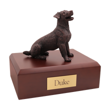 Bronze Jack Russell Terrier, Sitting Figurine Pet Cremation Urn - Funeral.com, Inc.