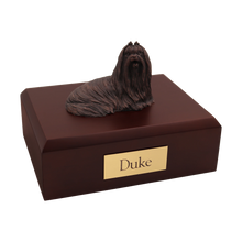 Bronze Maltese, Lying Down Figurine Pet Cremation Urn - Funeral.com, Inc.