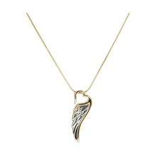 Bronze & Pewter Wings of Eternity, 14K Gold - Plated Cremation Necklace - Funeral.com, Inc.