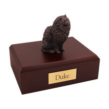 Bronze Pomeranian, Sitting Figurine Pet Cremation Urn - Funeral.com, Inc.