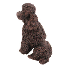 Bronze Poodle, Sitting Figurine Pet Cremation Urn - Funeral.com, Inc.