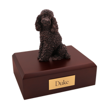 Bronze Poodle, Sitting Figurine Pet Cremation Urn - Funeral.com, Inc.
