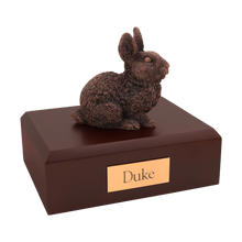 Bronze Rabbit, Sitting Figurine Pet Cremation Urn - Funeral.com, Inc.