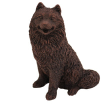 Bronze Samoyed, Sitting Figurine Pet Cremation Urn - Funeral.com, Inc.