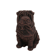 Bronze Shar Pei, Sitting Figurine Pet Cremation Urn - Funeral.com, Inc.