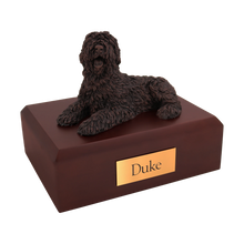 Bronze Sheepdog, Lying Down Figurine Pet Cremation Urn - Funeral.com, Inc.