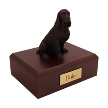 Bronze Springer Spaniel, Sitting Figurine Pet Cremation Urn - Funeral.com, Inc.