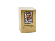Bronze Stainless Steel Box Adult Cremation Urn - Funeral.com, Inc.