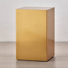 Bronze Stainless Steel Box Adult Cremation Urn - Funeral.com, Inc.