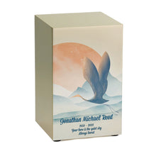 Bronze Stainless Steel Eternal Peace Cranes Adult Cremation Urn - Funeral.com, Inc.
