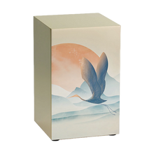 Bronze Stainless Steel Eternal Peace Cranes Adult Cremation Urn - Funeral.com, Inc.