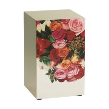 Bronze Stainless Steel Harmonious Rose Adult Cremation Urn - Funeral.com, Inc.