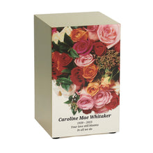 Bronze Stainless Steel Harmonious Rose Adult Cremation Urn - Funeral.com, Inc.