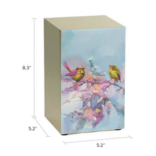 Bronze Stainless Steel Soulful Songbirds Adult Cremation Urn - Funeral.com, Inc.