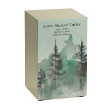Bronze Stainless Steel Tranquil Forest Adult Cremation Urn - Funeral.com, Inc.