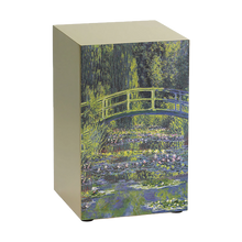 Bronze Stainless Steel Water Lilies Adult Cremation Urn - Funeral.com, Inc.