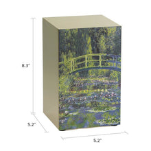 Bronze Stainless Steel Water Lilies Adult Cremation Urn - Funeral.com, Inc.