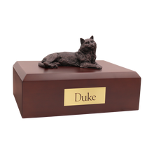 Bronze Tabby, Lying Down Figurine Pet Cremation Urn - Funeral.com, Inc.
