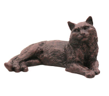 Bronze Tabby, Lying Down Figurine Pet Cremation Urn - Funeral.com, Inc.