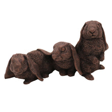 Bronze Three Rabbits, Side By Side Figurine Pet Cremation Urn - Funeral.com, Inc.