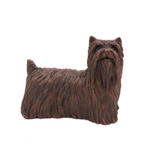 Bronze Yorkshire Terrier, Standing Figurine Pet Cremation Urn - Funeral.com, Inc.