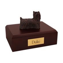 Bronze Yorkshire Terrier, Standing Figurine Pet Cremation Urn - Funeral.com, Inc.