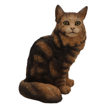 Brown and Tabby Maine Coon, Sitting Figurine Pet Cremation Urn - Funeral.com, Inc.