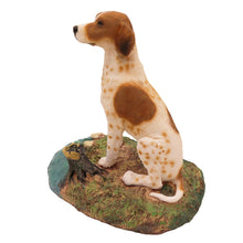 Brown and White Pointer, Sitting Figurine Pet Cremation Urn - Funeral.com, Inc.