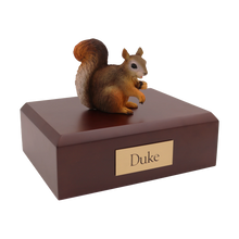Brown Squirrel, Sitting Figurine Pet Cremation Urn - Funeral.com, Inc.