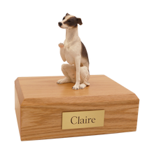 Brown Whippet, Paws Up Figurine Pet Cremation Urn - Funeral.com, Inc.