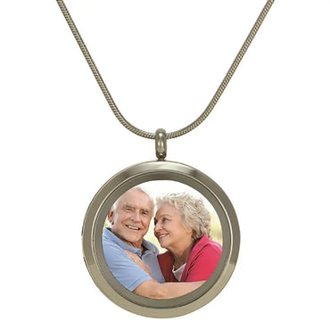 Companion Locket Stainless Steel Cremation Jewelry Necklace - funeral.com