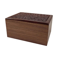 Circle of Love Adult Rosewood Sheesham Urn - funeral.com