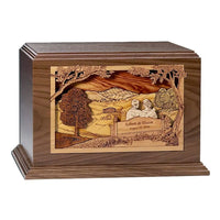 Companion XXL Eternal Walnut Woods Urn - funeral.com