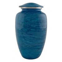 Pantera Midnight Solace Adult Blue Stone Brass Urn - funeral.com