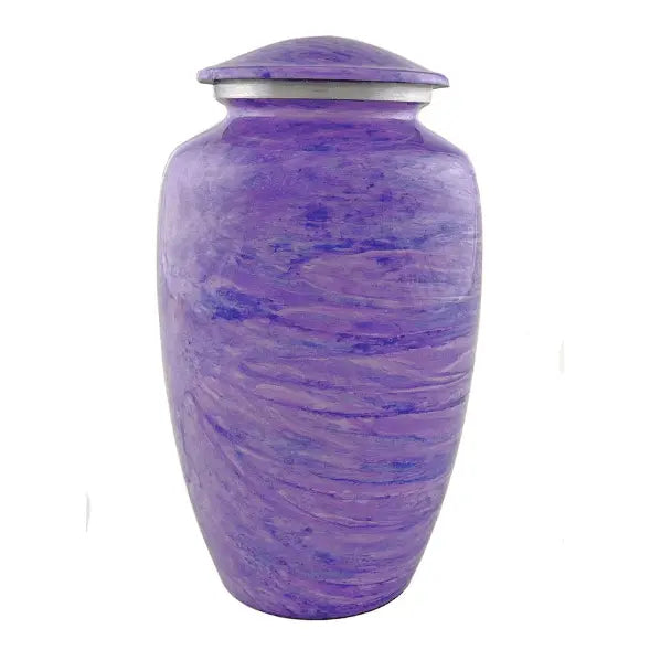 Pantera Adult Purple Stone Brass Urn - funeral.com