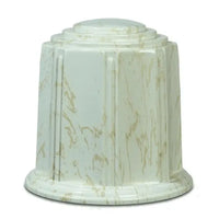 Regal Adult Cream Marble Urn - funeral.com