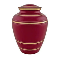 Sentinel Adult Red Brass Urn - funeral.com