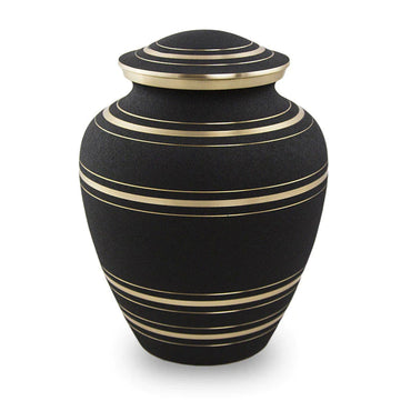 Sentry Adult Onyx Brass Urn - funeral.com