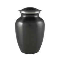 Slate Medium Metal Brass Urn - funeral.com