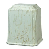 Tribute Adult Cream Marble Urn - funeral.com