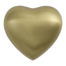 Brushed Bronze Heart Keepsake Urn - Funeral.com, Inc.