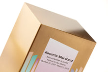 Brushed Bronze Stainless Steel Butterfly Art Adult Cremation Urn - Funeral.com, Inc.