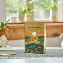 Brushed Bronze Stainless Steel Ocean Landscape Adult Cremation Urn - Funeral.com, Inc.