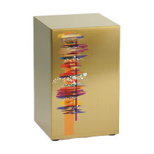 Brushed Bronze Stainless Steel Painter Adult Cremation Urn - Funeral.com, Inc.