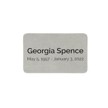 Brushed Metal Stainless Steel Accessory with Butterfly Design - Funeral.com, Inc.