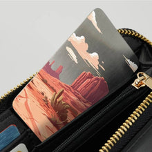 Brushed Metal Stainless Steel Accessory with Desert Landscape Design - Funeral.com, Inc.