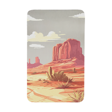 Brushed Metal Stainless Steel Accessory with Desert Landscape Design - Funeral.com, Inc.