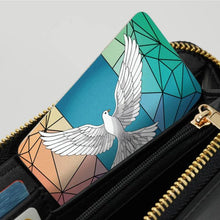 Brushed Metal Stainless Steel Accessory with Dove Design - Funeral.com, Inc.