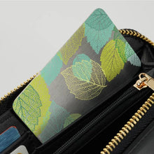 Brushed Metal Stainless Steel Accessory with Foliage Leaf Design - Funeral.com, Inc.