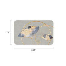 Brushed Metal Stainless Steel Accessory with Ginkgo Leaf Design - Funeral.com, Inc.